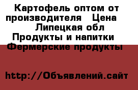 Картофель оптом от производителя › Цена ­ 1 - Липецкая обл. Продукты и напитки » Фермерские продукты   